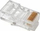 Adapter rrjeti RJ45 LAN, CAT5e, coupler Rj45-Rj45, bezhë