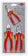 Set pinca prerëse elektrike Knipex 00 31 30 BK V02, 3 copë, izolim VDE