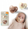 Cuça Cuçat Silicone Anatomic, 0-6 muaj, set, ngjyra neutrale