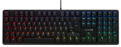 Tastierë CHERRY G80-3000N RGB, mekanike, USB, QWERTZ gjerman, e zezë