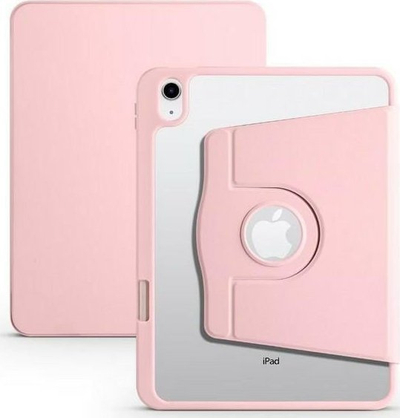 Заштитна маска за таблет Apple iPad Air 13 2024, со држач, TPU, светло розова