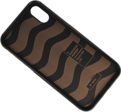 Метка за телефон Dux Ducis Pocard за iPhone XR, со џеб за картички, бела