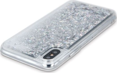 Mbrojtëse telefoni Blazers Glitter, e butë, me shkëlqim, argjend