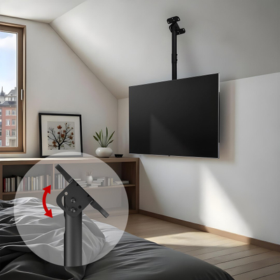 Mbajtëse tavani për TV Maclean MC-112 B, 43-86", 60kg, e zezë