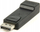 Adaptues DisplayPort në HDMI, DP mashkull në HDMI femër, 1080p, i zi