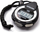 Kronometër digjital Meteor Stopwatch, mat 1/100 sekonde, i papërshkueshëm nga uji, ngjyrë e zezë