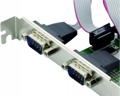 PCI Express картичка Conceptronic, 2 сериски порти, црна