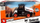 Model diecast Bobcat Toolcat 5600 me pallet fork, 10 cm, portokalli