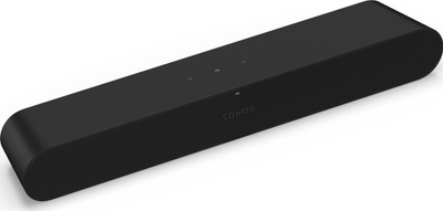 Soundbar Sonos Ray, kompakt, kontroll përmes aplikacionit, i zi
