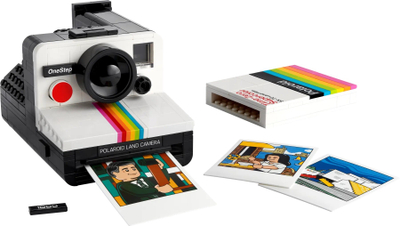Set LEGO Ideas Polaroid OneStep SX 70 Camera 21345, model koleksionues, 516 pjesë, shumëngjyrësh