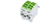 Bllok shpërndarës SCB 80120, njëpolare, 2 x 25 mm², i gjelbër