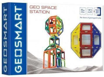 Set lodrash magnetike GeoSmart Space Station, shumëngjyrësh