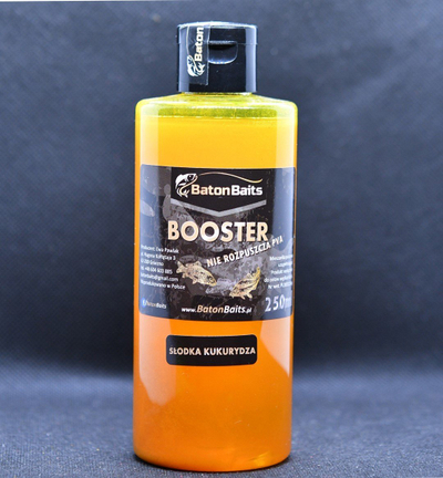 Atraktor peshkimi Baton Baits Booster Sweet Corn, 250ml, lëng