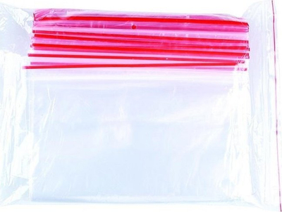 Qese zip LDPE Office, 20x30cm, transparente, 100 copë