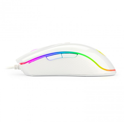 Гејминг глушец Redragon Cobra M711W, RGB, 10000 DPI, бел