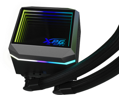 Ftohës uji CPU XPG Levante II 360, radiator 360 mm, RGB, i zi