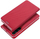 Këllëf libri OEM LUNA Book Carbon për Xiaomi Redmi Note 14 Pro 4G, me magnet, me xhep, i kuq