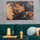Pikturë murale Gobi HM4775, kanavacë e printuar, 98x68cm, ngjyra ari dhe jeshile