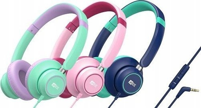 Kufje për fëmijë MEE audio KidJamz KJ45BT, pa tela me Bluetooth, kufizues volumi 85 dB, jeshile e çelët