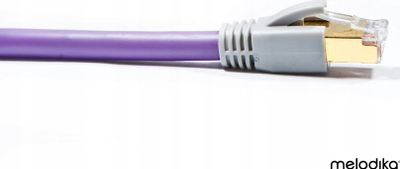 Kabllo rrjeti Melodika MDLAN80, Ethernet F UTP Cat 6e, 8m, e zezë