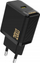 Полнач USB Dudao A26EU, 20W GaN, Power Delivery, црн