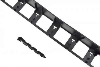 Bordurë kopshti AWTools Flex Border AW60460, plastike, 4 m, e zezë