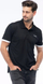 Bluzë polo sportive Fitanu Flin, për burra, poliester, e zezë