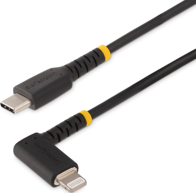 Kabllo telefoni StarTech.com RUSB2CLTMM1MR, USB C në Lightning, 1m, i zi