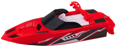 Varkë lodër me telekomandë RC Motorboat, 15cm, 2.4GHz, bardhë e kuqe