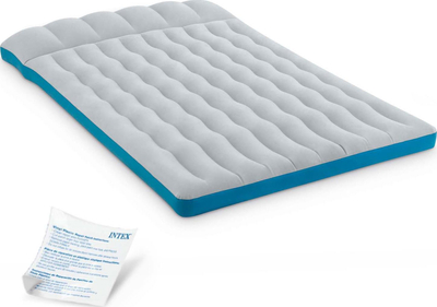 Dyshek kampingu Intex Camping Mat, madhësia L, gri me blu
