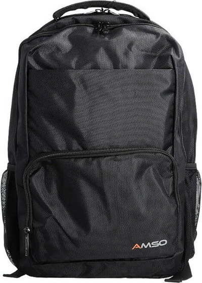 Çantë shpine për laptop AMSO FRISK KLB230335, që s’e merr uji, e lehtë, e zezë