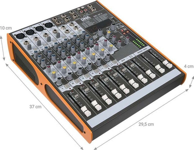 Mikser audio DNA ME-8FX, 8 kanale, USB, Bluetooth