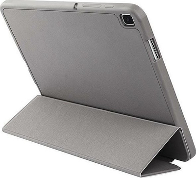 Mbulesë tablet Closing Smart Case për Samsung Galaxy Tab A7 Lite, kthehet në mbajtëse, eco-leather, gri