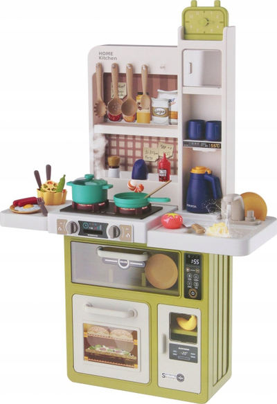 Kuzhinë lodër MEGA CREATIVE Spray Kitchen, 55 aksesorë, dritë dhe zë, shumëngjyrëshe