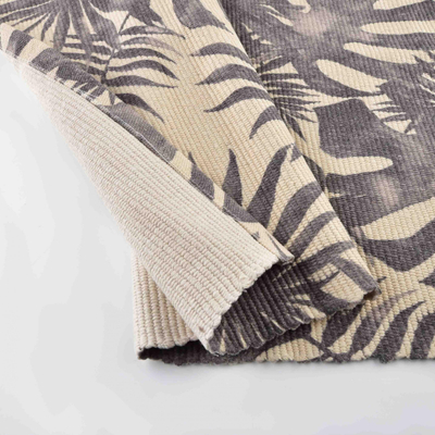 Tapet Mondex Jungle Rug, 50% poliester 50% pambuk, me motive tropikale, bezhë