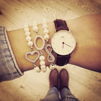 Orë dore Daniel Wellington Classy Bristol Silver H24-337