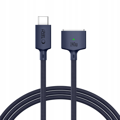 Kabllo karikimi Tech-Protect MMC01 Ultrabost, USB-C në MagSafe 3, 140W, 200cm, blu e errët