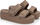 Sandale me takë Crocs Brooklyn Low Wedge Sandal W 207431-2Q9, platformë 4.5cm, bezhë kafe