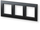 Kornizë xhami Homematic IP Glass Frame 3-gang, 55mm, e bardhë