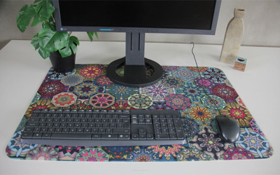 Pjastro tavoline Bertoni Valencia, 50x70 cm, material felt, gri
