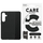 Maskë telefoni PanzerGlass CARE Fashionable, për Samsung Galaxy S24, karikim Qi, e zezë