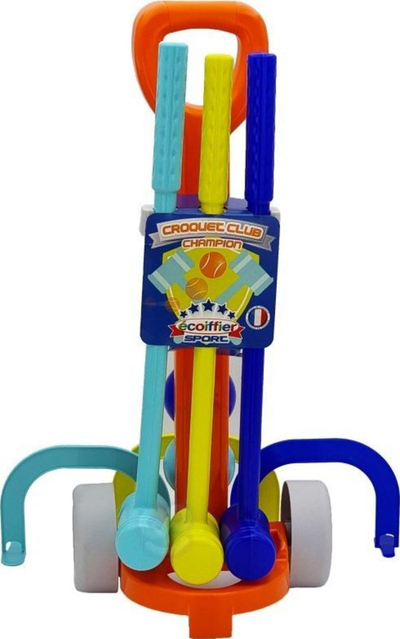 Lojë sportive kriket Ecoiffier, për 3 persona