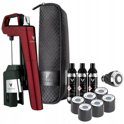 Sистем за вино Coravin Timeless Model Six, сет за чување и отворање, бордо
