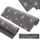 Rrugicë tavoline Pepco Orion PŁATEK, pambuk 130x32cm, gri