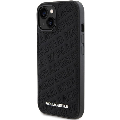 Kapak telefoni Karl Lagerfeld KLHCP15SPQKPMK, iPhone 15 6.1", hardcase, i zi