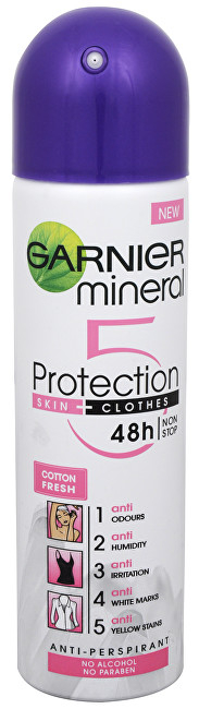 Deodorant Garnier 5 Mineral Protection Cotton 48h Fresh 150ml