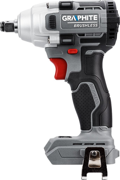 Çelës goditës me bateri Graphite Energy+, 18V, 330Nm 1/2", set 4.0Ah, gri grafit