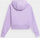 Bluzë me kapuç për femra 4F H4Z22 BLD027, crop top, me zinxhir, lejla e çelët