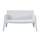 Divan kopshti SLEEK HM6366.01, 2 vende, polipropilen, i bardhë