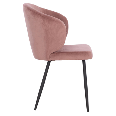 Kolltuk Jiya velvet + këmbë metal 60×60×85 cm (HM8728.02)